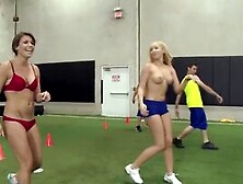 Horny Porn Stars Are Playing Dodgeball While Being Naked