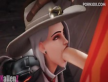 Ashe Gives Mccree A Blowjob Overwatch