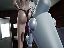 Futurama - Leela Gets Creampied By Bender - 3D Porn