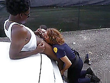 White Cops Arrest Black Cock