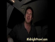 Candy Charming Threesome Fuck For Car