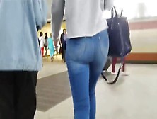 Hot Tight Ass In Blue Jeans