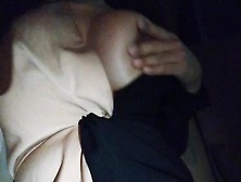 Thai Girl Big Boobs - Masturbation In Public Taxi