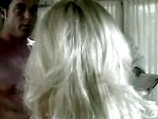 Lovers Of Brilliant Blondes Are Sucking Off On Cock By Turn And Swallows Cum Together