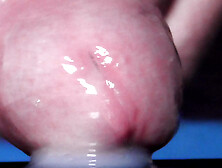Close Up Cum By Prostate Massaging.