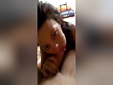 Ebony Teen Sucks Off Dick