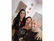 My First Threesome With The Beautiful Trans Samilly And Luca,  Visit My Page To Find Out More