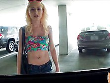 Hawt Hitch Hiker Legal Age Teenager Stacie Andrews Receives Drilled At Parking Area