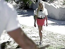 Hot Schoolgirl Anal Reamed By A Stranger