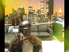 Shemale Puts On Her Fetish Latex Outfit For The Camera