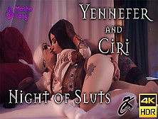 Watch Ksu Colt And Masha Yang.  Yennefer And Ciri Night Of Whores Free Porn Video On Fuxxx. Co