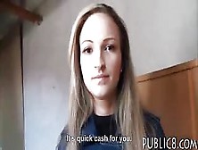 Eurobabe Screwed Up In A Vacant Location For Alot Of Cash