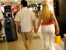 Big Booty Blonde Milf At The Mall