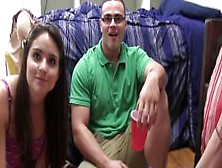 Bigtitted Spex Teen Cockrides At Dorm Party