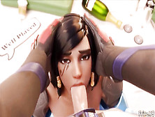 Pharah From Overwatch Boned Mostly Doggie-Style Three Dimensional Lastest Clamps Of 2018 (Hd)