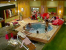 Bb Uk Realityshow Famous Pool Scene Makosi Orlaith Anthony