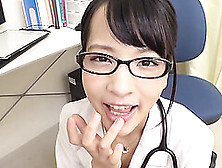 Video Of Pretty Doctor Abe Mikako Giving A Blowjob To A Patient