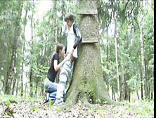 Ama Couple Blowjob In The Forest
