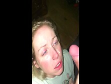 Submissive Skank Begs For Jizz On Her Face