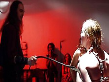Two Slavegirls Are Bound And Dominated In This Bdsm Show
