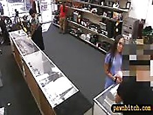 Hot Girl With Glasses Railed By Pawn Man