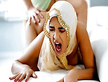 Muslim Beauty With Juicy Titties Babi Star Bends Over And Takes Thick Penis In Her Behind - Hijab Hookup