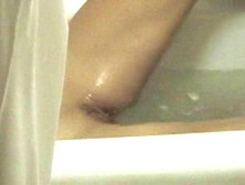 Girlfriend Caught Masturbating In Bathtub