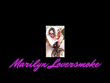 Smoking Fetish Trans Marilyn Loversmoke Flashing Big Tits Outdoors