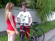 Teens Ride Their Bike Into The Woods So They Can Fuck