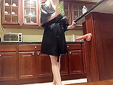 Horny Lonely Milf Worships Surprise Suction Dildo Left By Husband