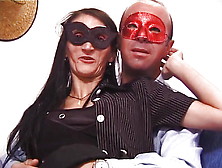 Brunette Milf Gaya Cheats On Husband With Neighbor Nico By Hiding Behind A Mask While Fucking Filmed And Watched In Pov