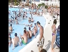 Cracked Out Girl Has Bad Trip At Public Pool