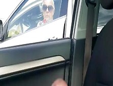 Dick Flash Angry Mature In Parking Lot.  (Tries...