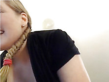 Hairy Bbw With Pigtails Slapping Huge Boobs - Become Her Daddy On Cams