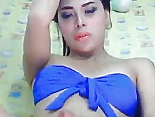 Pretty Ladyboy Plays Around With Her Small Hairy Dick Solo
