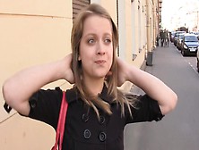 Tempting Russian Blonde Girlie Meggy Destroyed By Monster