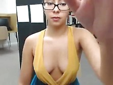 Amateur Webcam - Girl Masturbate In Library Office