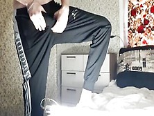 Horny Guy Shows His Prick And Plays With Ass While Jerking Off