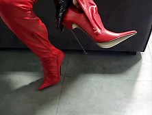 Putting On My High Heel Boots To Fuck