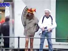 Shameless Pissing Woman Is Getting Voyeured Outdoor