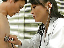 Busty Japanese Doctor Gets Cum On Tits Ending - Natsumi Kitahara