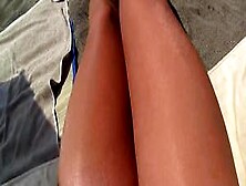 Nude Pantyhose On The Publ?c Beach
