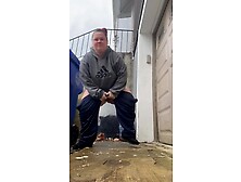 Bbw Piss Slut Driveway Piss