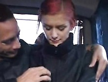Dirty Whore Gets Picked Up Outdoors For Sex In Car