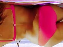 Deepika Padukone Hot Pink Bikini