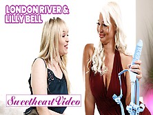 Sweet Heart Video - London River Is More Than Happy To Show To Lilly Bell How To Use A Strap On
