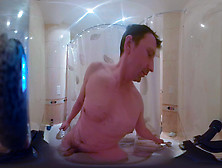 Vr Showering Chubby Hairy Uncut