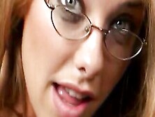 Luurious Expirienced College Whore Into Glasses Gets Fuck