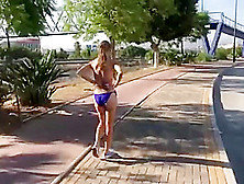 Bikini Stripped In Public