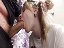 Deepthroat Mouth Fucking Frustration And Gags On The Cums On